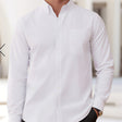 Men's Slim Fit Button-Down Shirt Long Sleeve