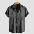 Men's Satin Floral Shirt Relaxed Fit