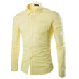 Men's Wrinkle-Free Button-Up Shirt Long Sleeve