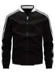 Men's Track Jacket Striped Sleeves