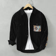 Men's Corduroy Shirt Jacket Contrast Pockets