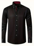 Men's Button-Down Dress Shirt Long Sleeve