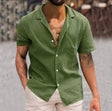 Men's Short Sleeve Shirt Comfortable Fit
