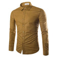 Men's Wrinkle-Free Button-Up Shirt Long Sleeve