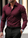 Men's Button-Down Dress Shirt Long Sleeve