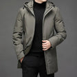Men's Hooded Parka Jacket Waterproof
