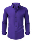 Men's Long Sleeve Dress Shirt Slim Fit