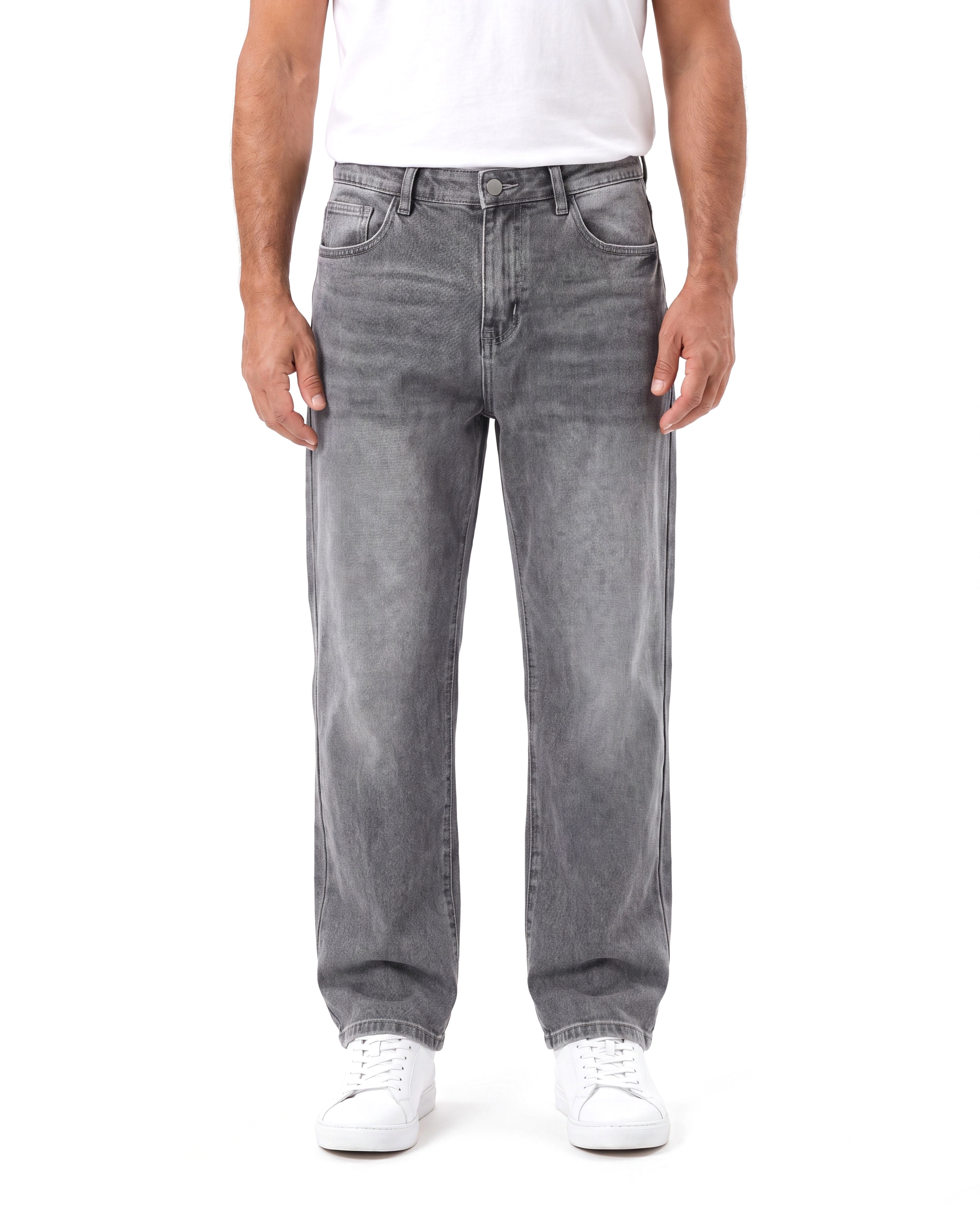 Men's Stretch Jeans with Relaxed Fit