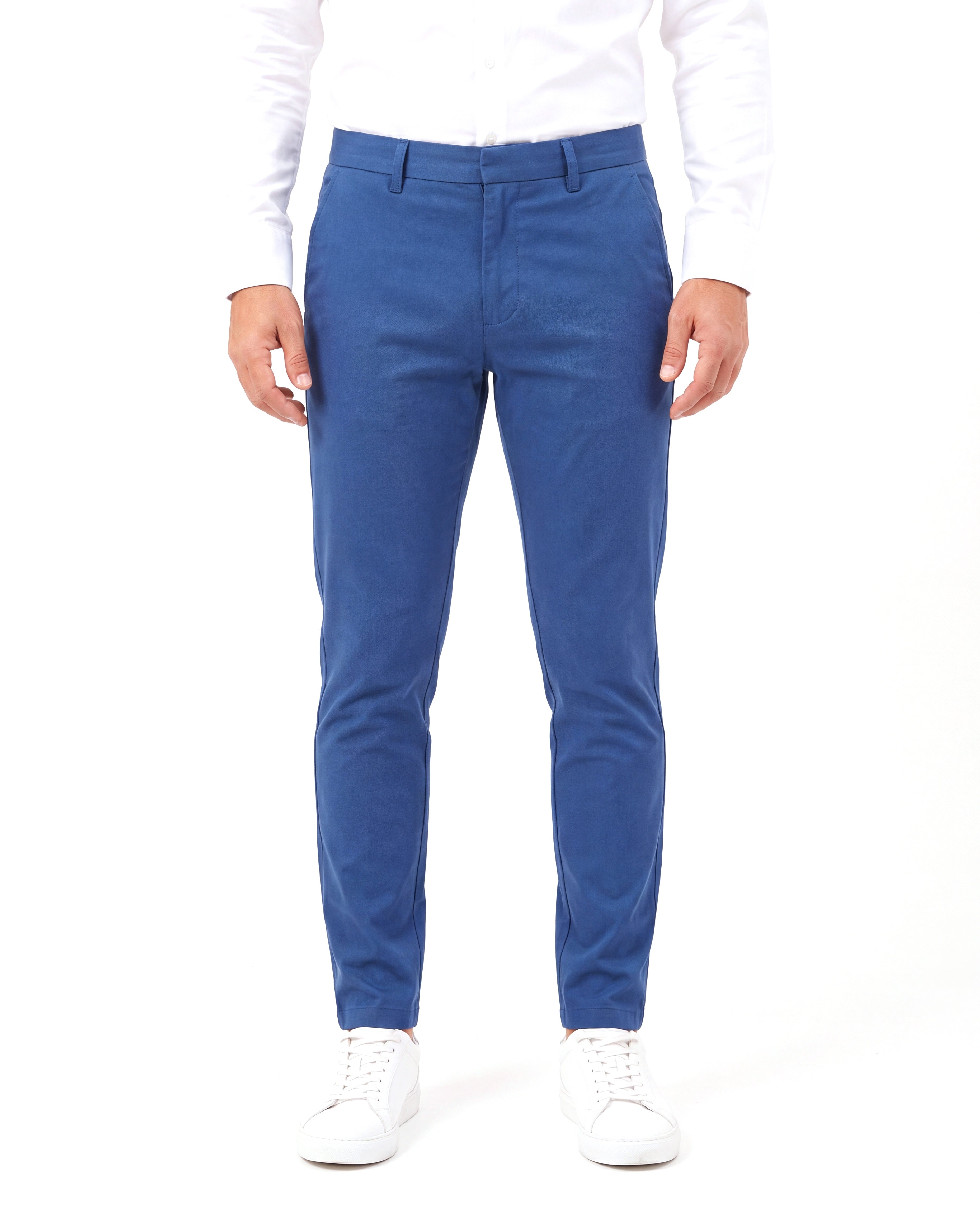 Men's Tailored Chino with Button Closure