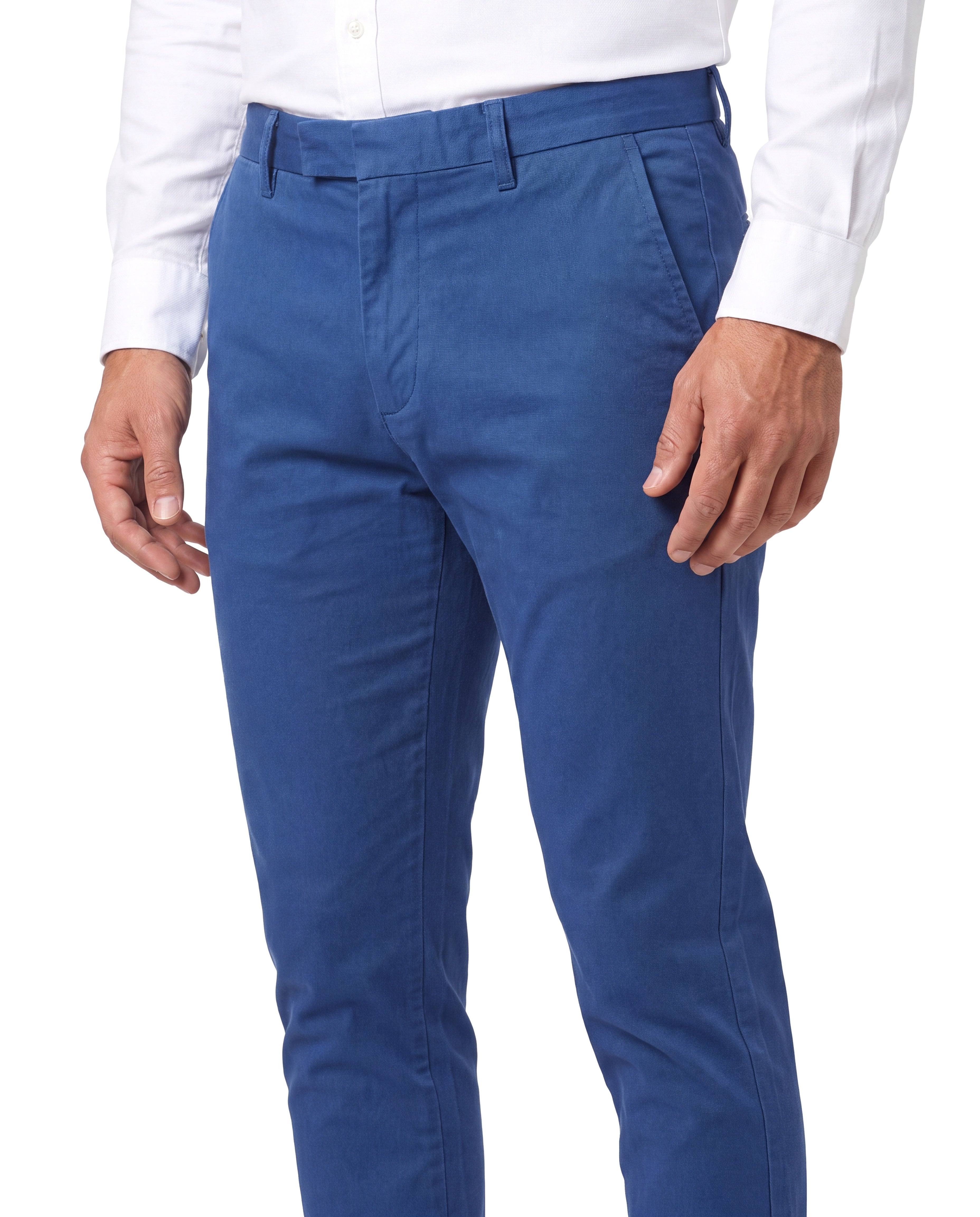 Men's Tailored Chino with Button Closure