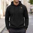Bryce | Modern Textured Grid Hoodie