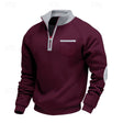 Keith | Rugged Fleece Quarter-Zip Sweatshirt