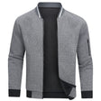 Men's Quilted Bomber Jacket Zip Front