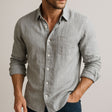 Men's Linen Shirt Relaxed Fit