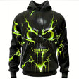 Cyrus | Bold Lightning Skull Hoodie