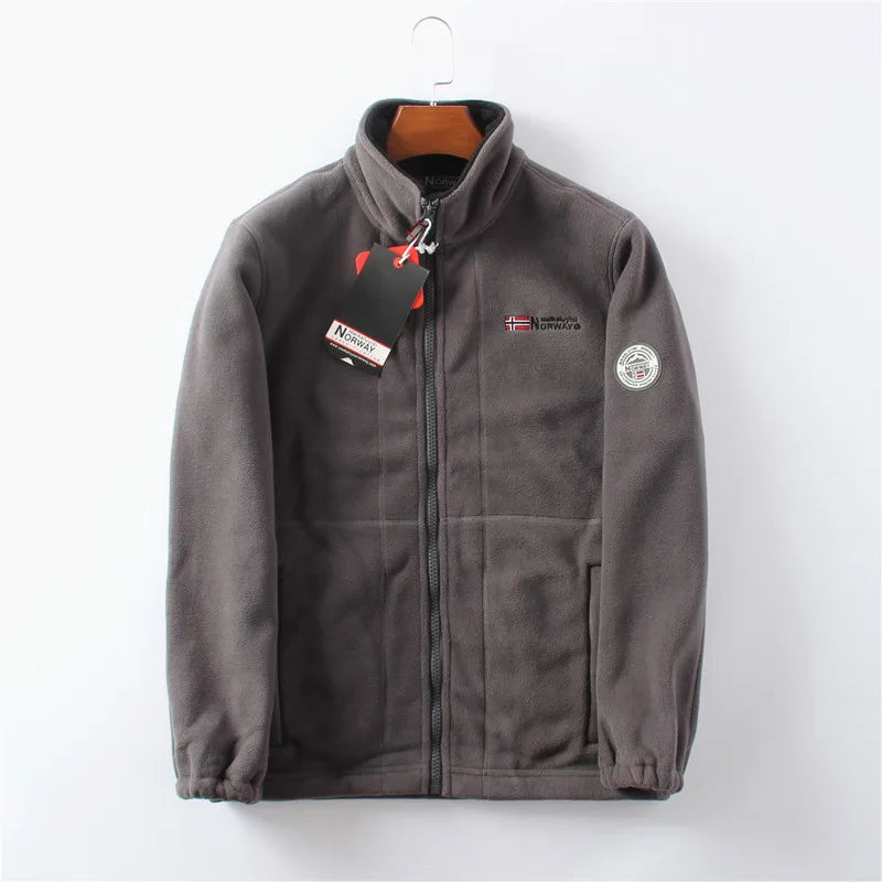 Henry | Cozy Fleece Stand-Collar Jacket - Valereo