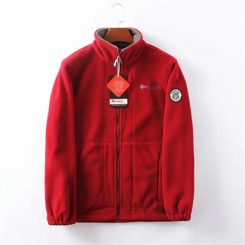 Henry | Cozy Fleece Stand-Collar Jacket - Valereo