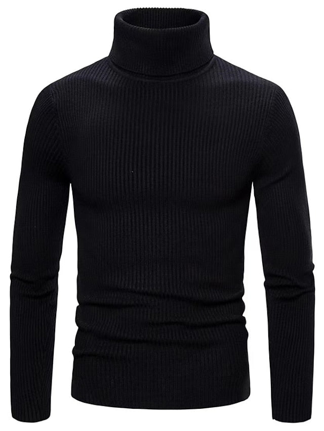 Henry | Elegant Ribbed Turtleneck Sweater - Valereo