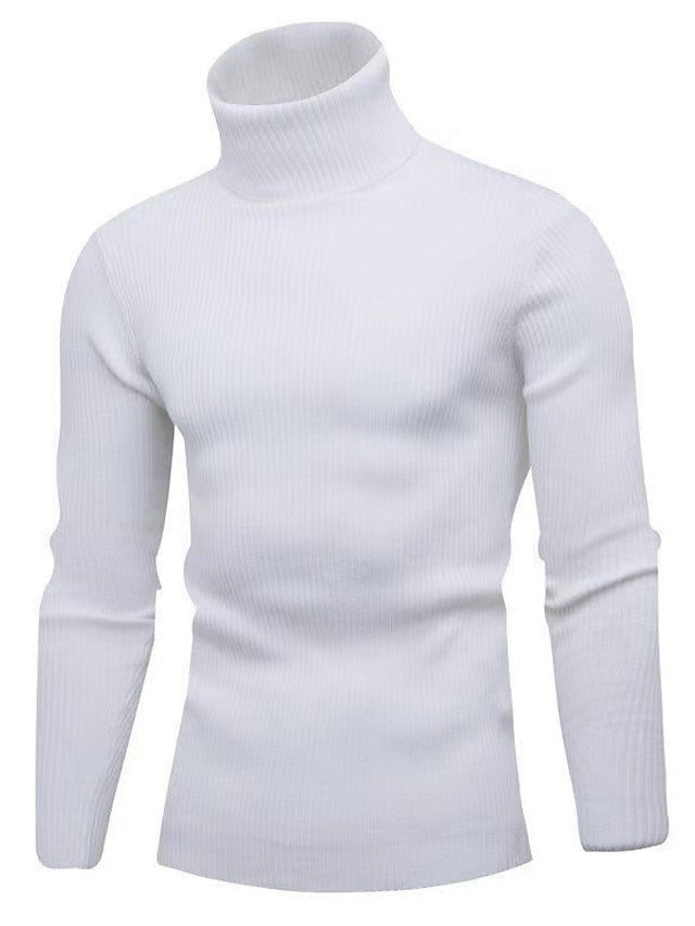 Henry | Elegant Ribbed Turtleneck Sweater - Valereo