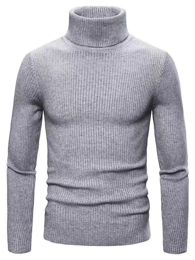 Henry | Elegant Ribbed Turtleneck Sweater - Valereo