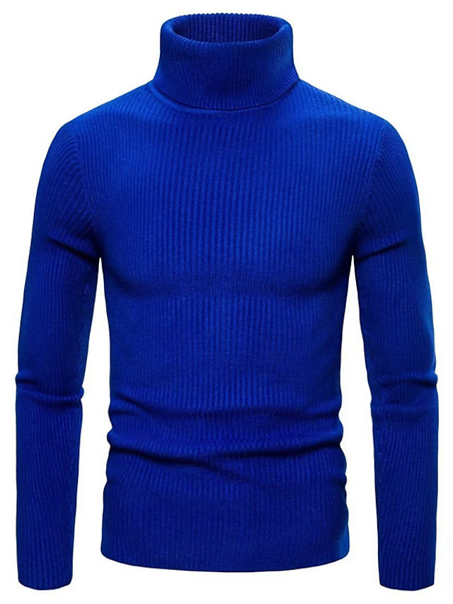 Henry | Elegant Ribbed Turtleneck Sweater - Valereo