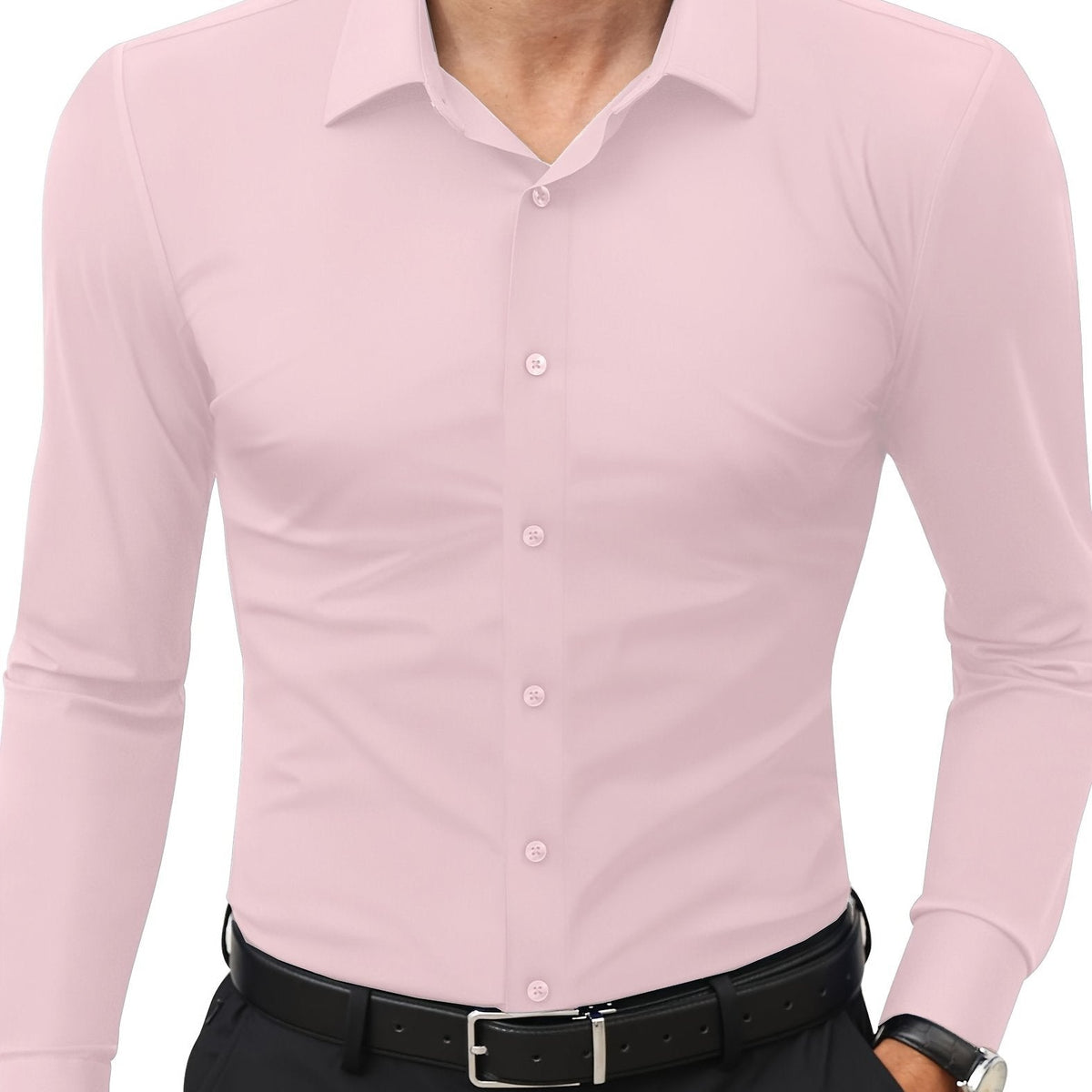 Henry | Elegant Slim-Fit Button-Up Shirt - Valereo