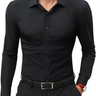 Henry | Elegant Slim-Fit Button-Up Shirt - Valereo