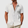 Men's Linen Short Sleeve Shirt Classic Fit