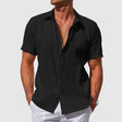 Men's Linen Short Sleeve Shirt Classic Fit