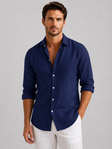 Men's Linen Shirt Comfortable Fit