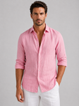 Men's Linen Shirt Comfortable Fit