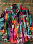Men's Patchwork Shirt Relaxed Fit