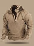 Walter | Classic Fleece Quarter-Zip Sweatshirt
