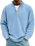 Fabian | Modern Corded Quarter-Zip Sweater