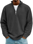 Fabian | Modern Corded Quarter-Zip Sweater
