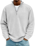 Fabian | Modern Corded Quarter-Zip Sweater
