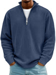 Fabian | Modern Corded Quarter-Zip Sweater