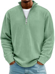 Fabian | Modern Corded Quarter-Zip Sweater