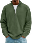 Fabian | Modern Corded Quarter-Zip Sweater