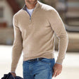Harold | Refined Heathered Quarter-Zip Sweater