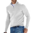 Harold | Refined Heathered Quarter-Zip Sweater
