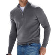 Harold | Refined Heathered Quarter-Zip Sweater