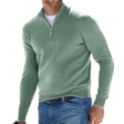 Harold | Refined Heathered Quarter-Zip Sweater