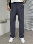 Victor | Relaxed Wide-Leg Pleated Trousers