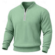 Walter | Classic Ribbed Quarter-Zip Sweater