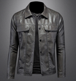 Spencer | Refined Leather Trucker Jacket
