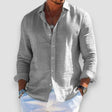 Men's Linen Shirt Long Sleeve