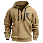Jack | Casual Quarter-Zip Cargo Hoodie - Valereo