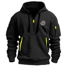 Jack | Casual Quarter-Zip Cargo Hoodie - Valereo
