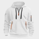 Jack | Modern Quarter-Zip Cargo Hoodie - Valereo